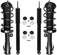 Vista 136 de Detroit Axle - Amortiguadores de muelles helicoidales RWD para Dodge Charger 2012-2020, 2012-2019 Challenger 2 Amortiguadores delanteros completos