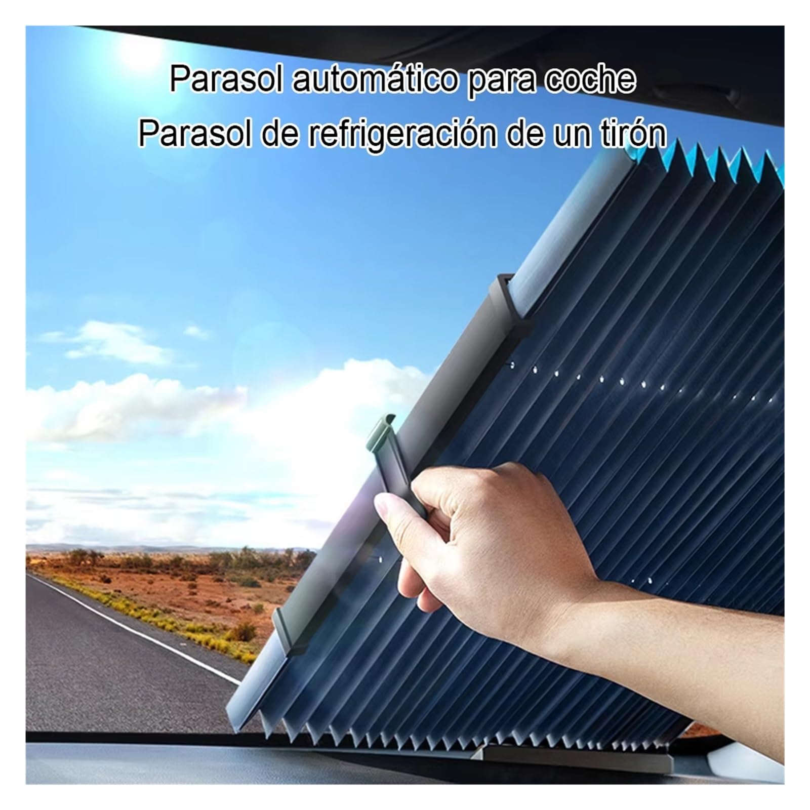 Parasol Coche Lateral 1x Parasol Retráctil para Parabrisas Delantero De Coche, Anti-UV, para Parabrisas Trasero De Verano Parasol De Coche