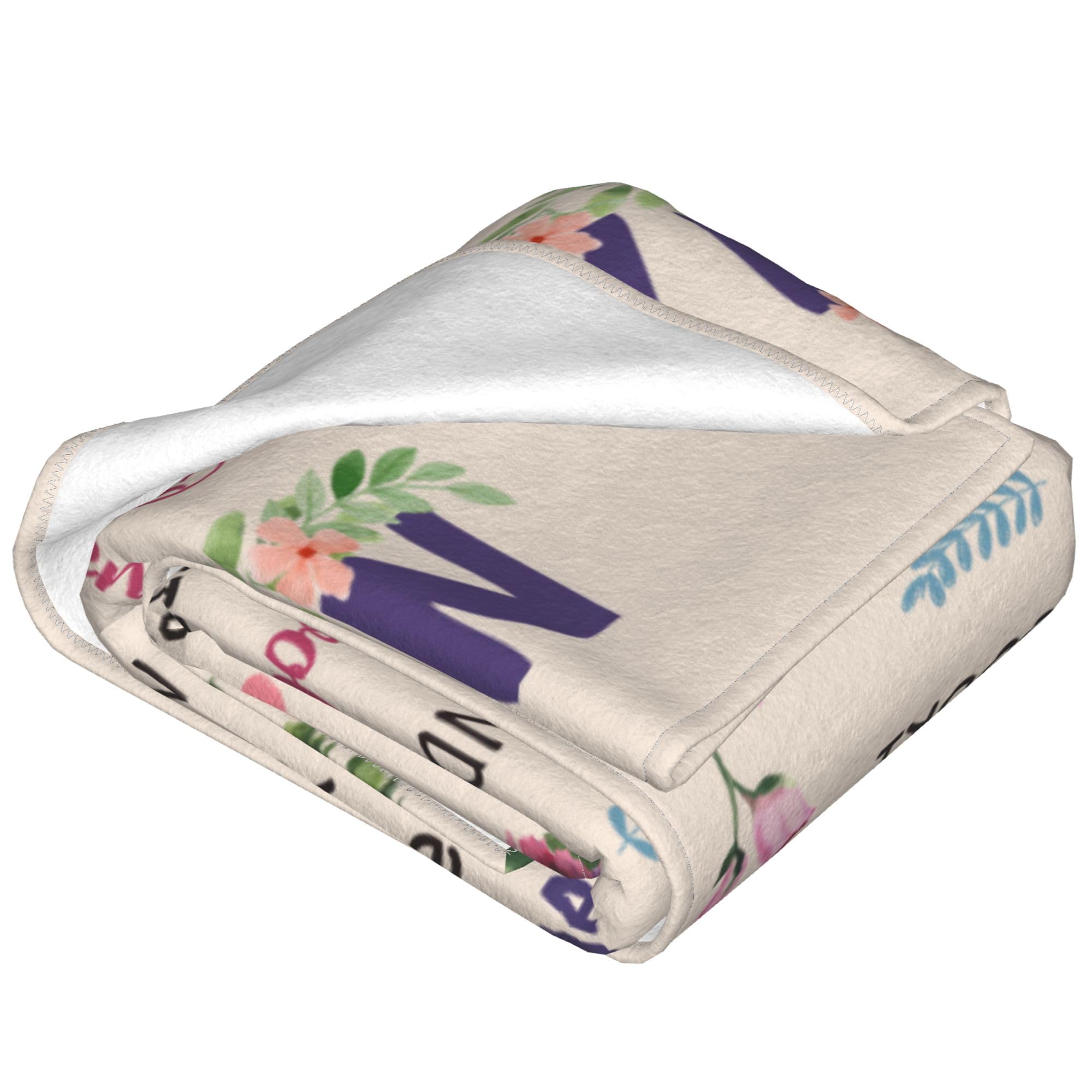 Coperta A Mia Nonna, Nonna Idee Regalo, Regalo Nonna Compleanno da Nipote, Regali per Nonna Natale Ringraziamento Festa Della Mamma Festa Della Nonna Coperta morbida 130x150cm