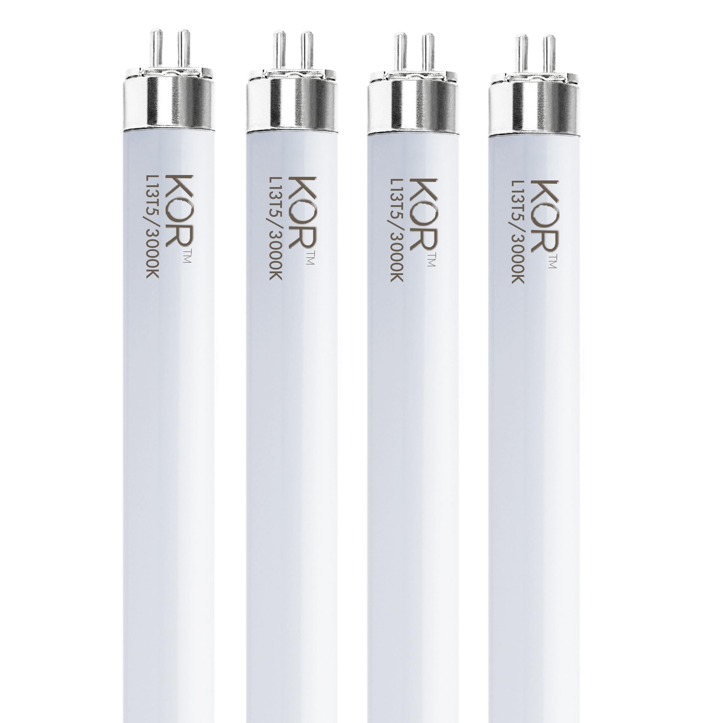 KOR (Pack of 4) LED Direct Replacement T5/WW - T5 3000K Warm White