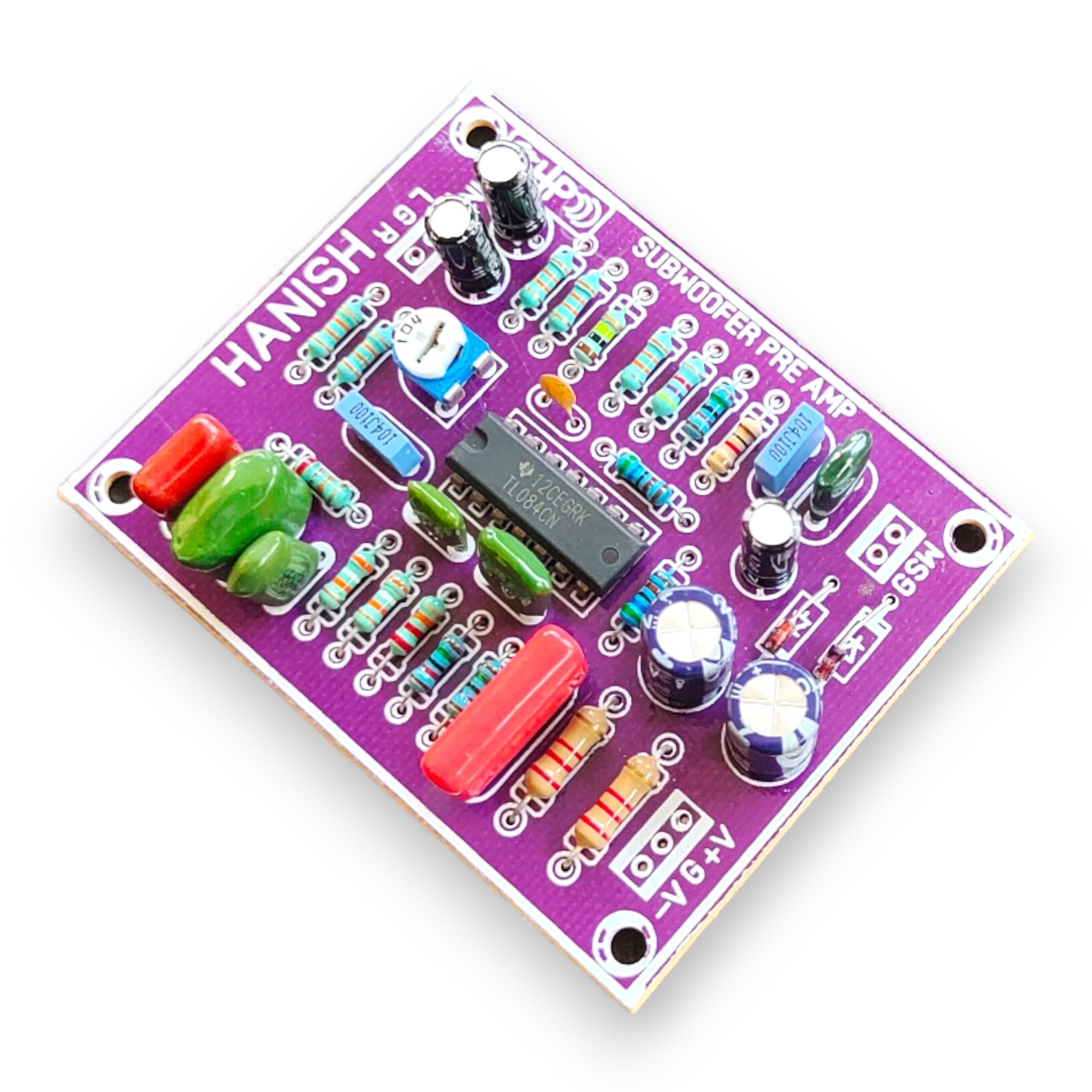 Generic Hanish Subwoofer Pre-Amp Board,Deep Bass Suitable Van-Bus-Home,Frequency 40Hz To 200Hz, 24V To 45V Dc Dual Supply - Multicolor (B0CRGM4WJH) Amazon Price History, Amazon Price Tracker