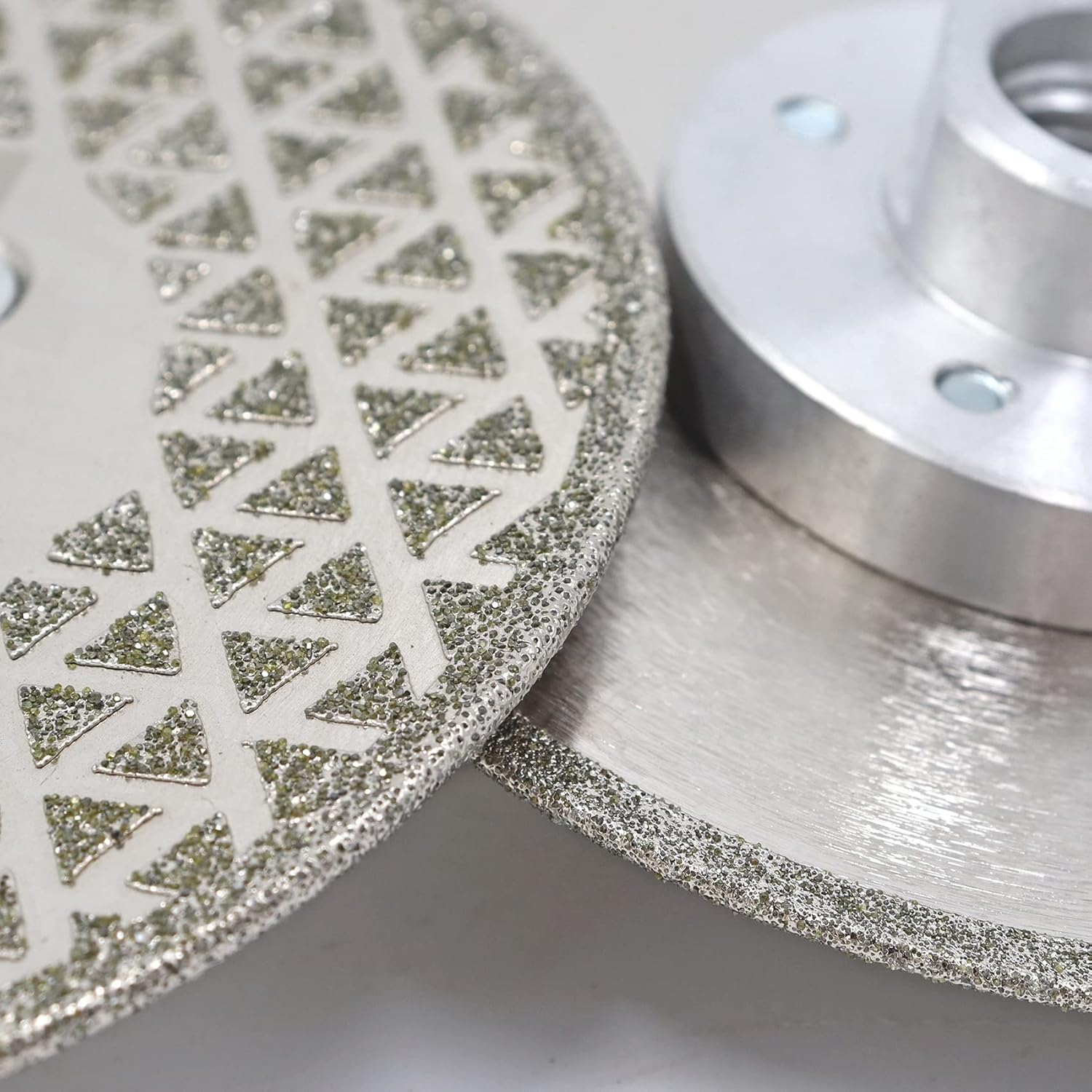DT-DIATOOL Diamond Blade 4.5 Inch 2pcs for Cutting and Grinding Single Side Coated Electroplated Diamond Disc for Granite Marble