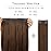 WENNALIFE Wire Hair Extensions (Increase 50% Lifespan) Real Human Hair 12 inch 100g Chocolate Brown Remy Real Hair Extensions Invisible Wire Human Hair Natural Fish Line Straight Hair