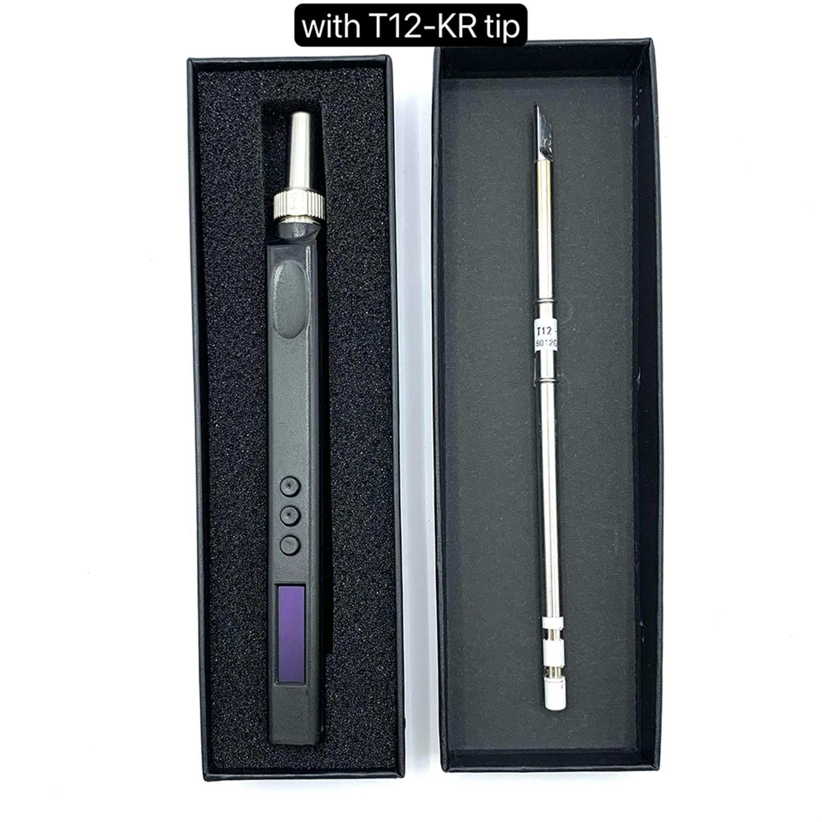 Zestaw lutownicy, Zestaw stacji lutowniczej szybkiego nagrzewania, narzędzie spawalnicze PD 65W/DC 72W, wyświetlacz OLED regulacja temperatury typu C do metalu, elektryki, majsterkowania (Color : Sty