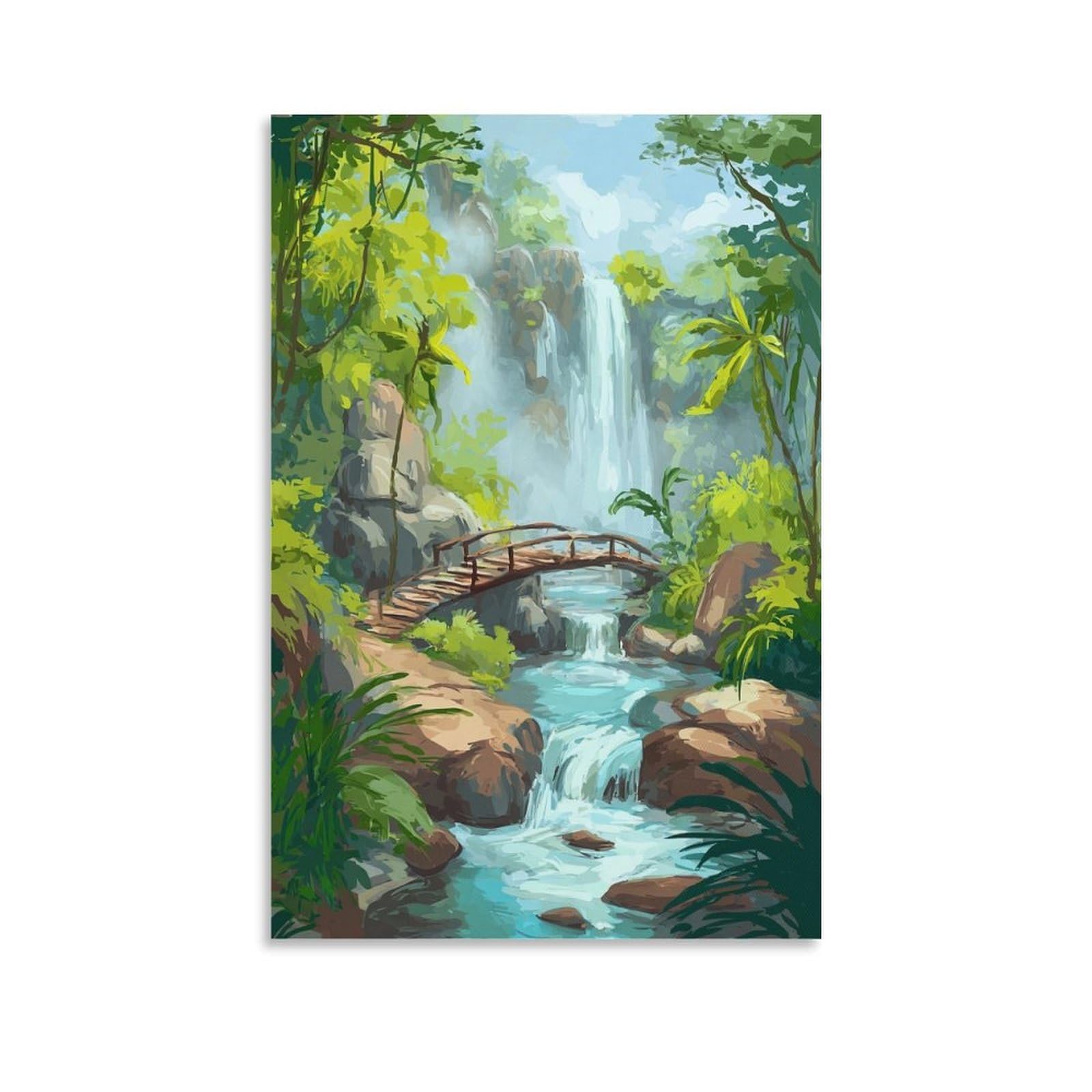ZBBGGOZ Daintree Poster 08x12inch(20x30cm) Canvas Wall Posters And Art Picture Print Modern Family Bedroom Decor