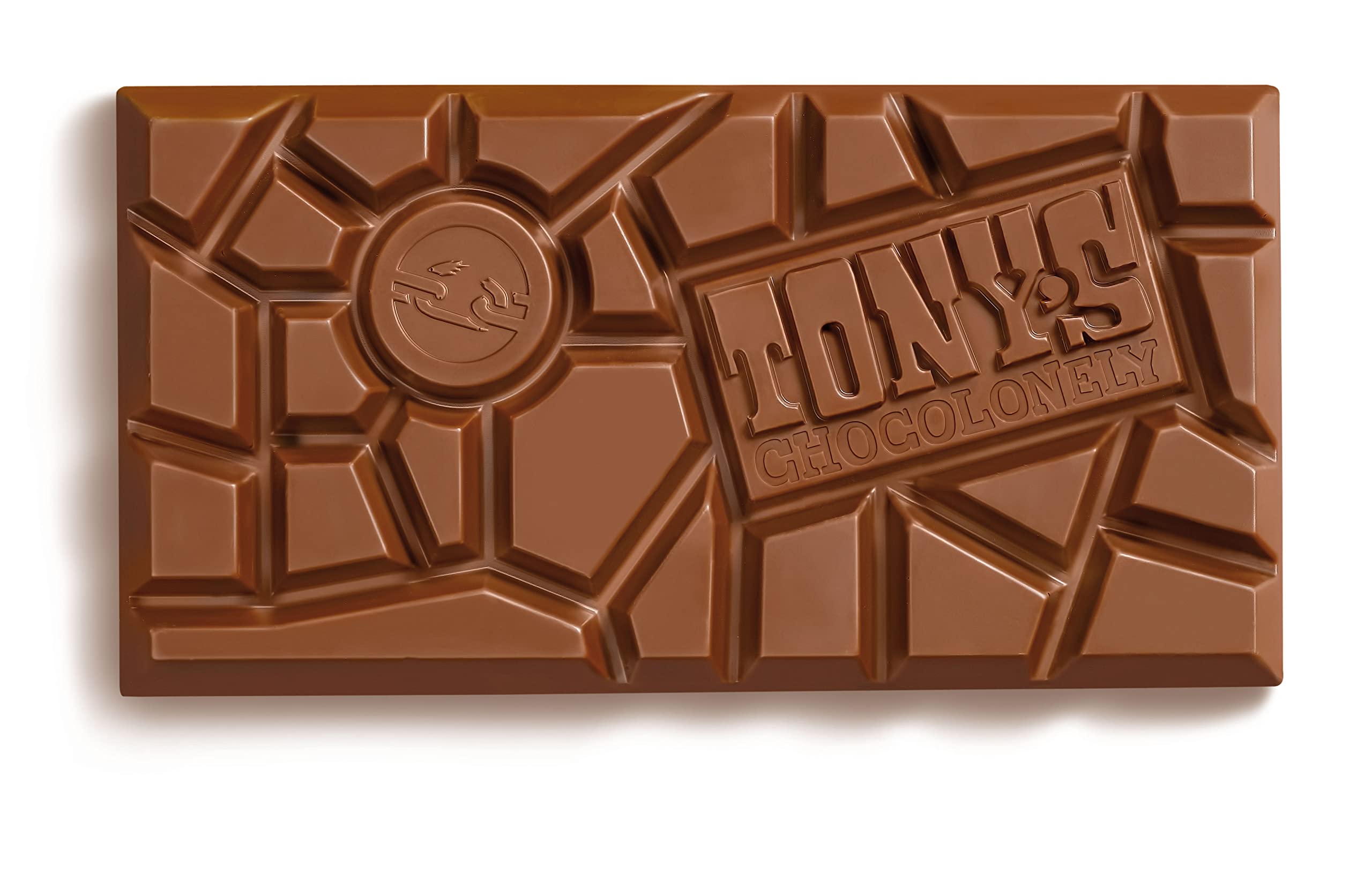 TONY'S CHOCOLONELY Czekolada pełnomleczna z miodem, migdałami i nugatem 180 g - Fairtrade czekolada z białym nugatem, uszlachetniona miodem i migdałami. Bez oleju palmowego, wyprodukowana w Belgii