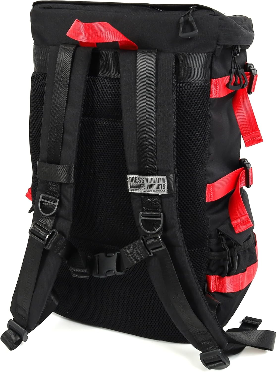 DRESS Fishing Backpack, Graphite Black, Large Size, Expandable, Waterproof, Fishing Tackle Bag, Rod Holder, Bag Pack, Men's, Large Capacity, Fishing Bag, Graphite Black