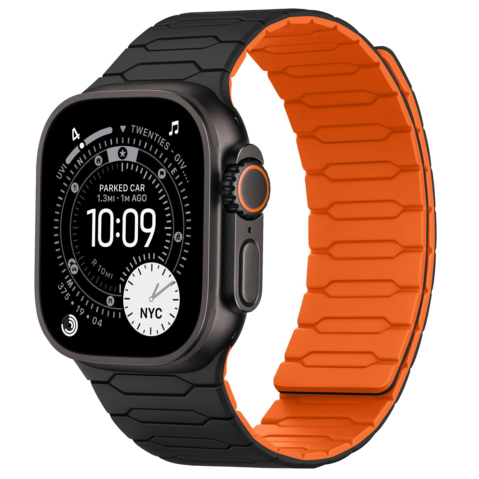 Anlinser Bracelet de sport magnétique pour Apple Watch pour homme et femme