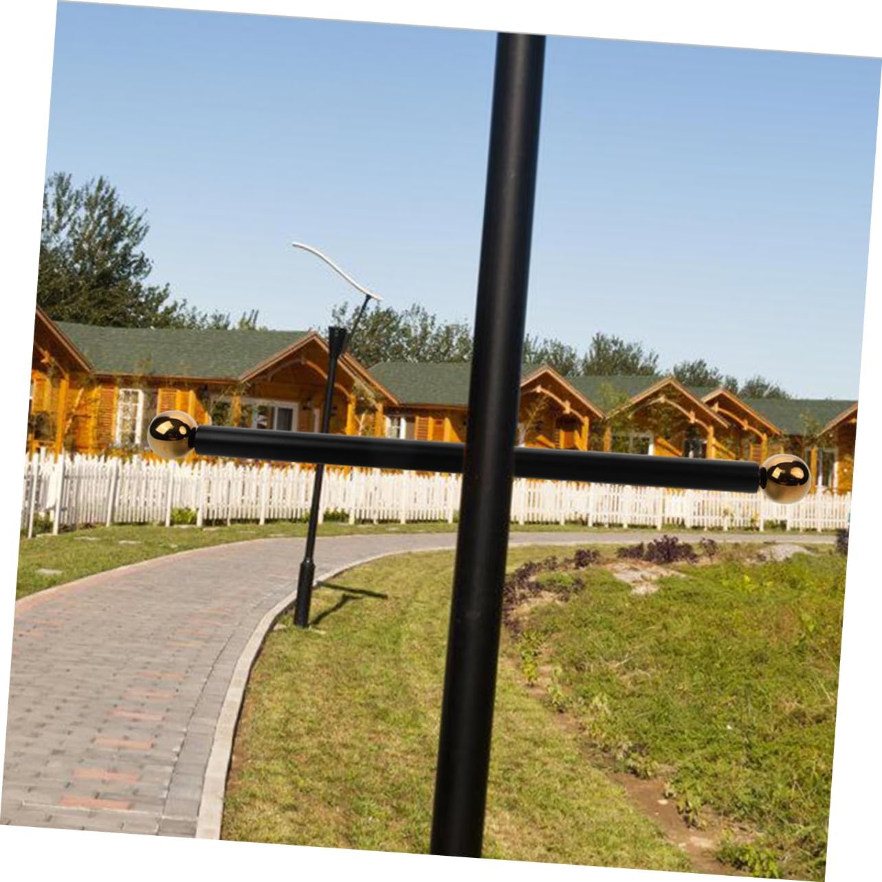 3pcs Lamp Post Cross Arm Handle Light Rest Replacement for Outdoor Lighting and Stylish Fixture Support Modern Design for Garden Use