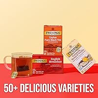 Vista 71 de Twinings Blackcurrant Breeze - Té negro, 6 paquetes de 20 unidades, bolsas de té envueltas individualmente, dulce, sabor picante, con cafeína