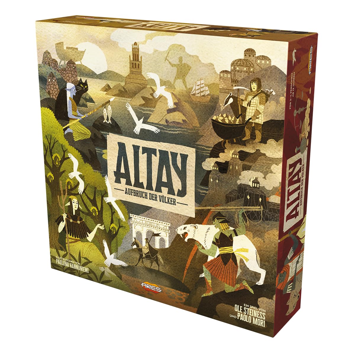 Ares Games, Altay: inizio dei popoli, gioco intenditore, 2-4 giocatori, dai 12 anni in su, 45 più minuti, tedesco