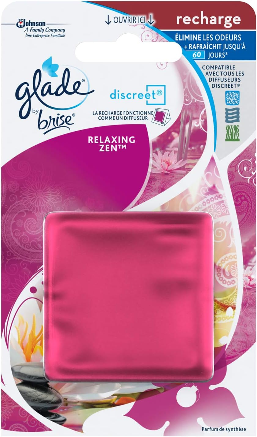 Glade by Breeze Discreet Refill with Relaxing Zen Air Freshener 8 G Pack of 3 Amazon.co.uk