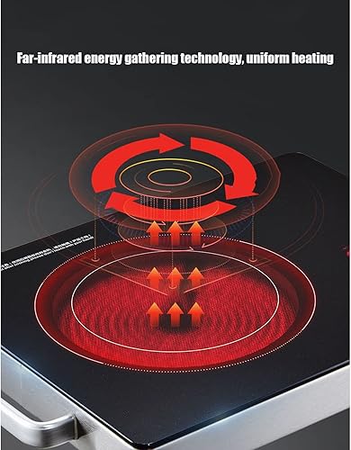 Miniatura 6 de Placa de inducción portátil, quemador de inducción de vidrio completo con sensor táctil, cocina eléctrica de acero inoxidable, quemador de encimera,