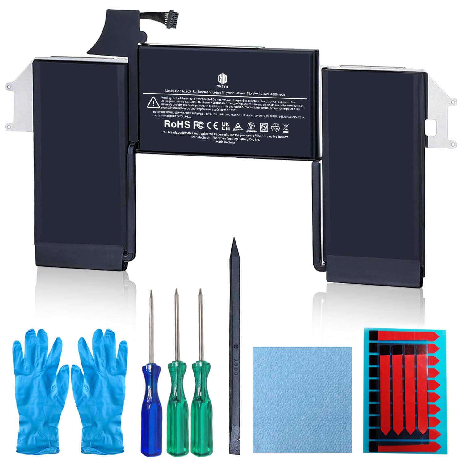 SNSYIY Battery A1965 for MacBook Air 13 inch Retina A1932 (2018-2019) A2179 2020 (EMC 3184 3302)