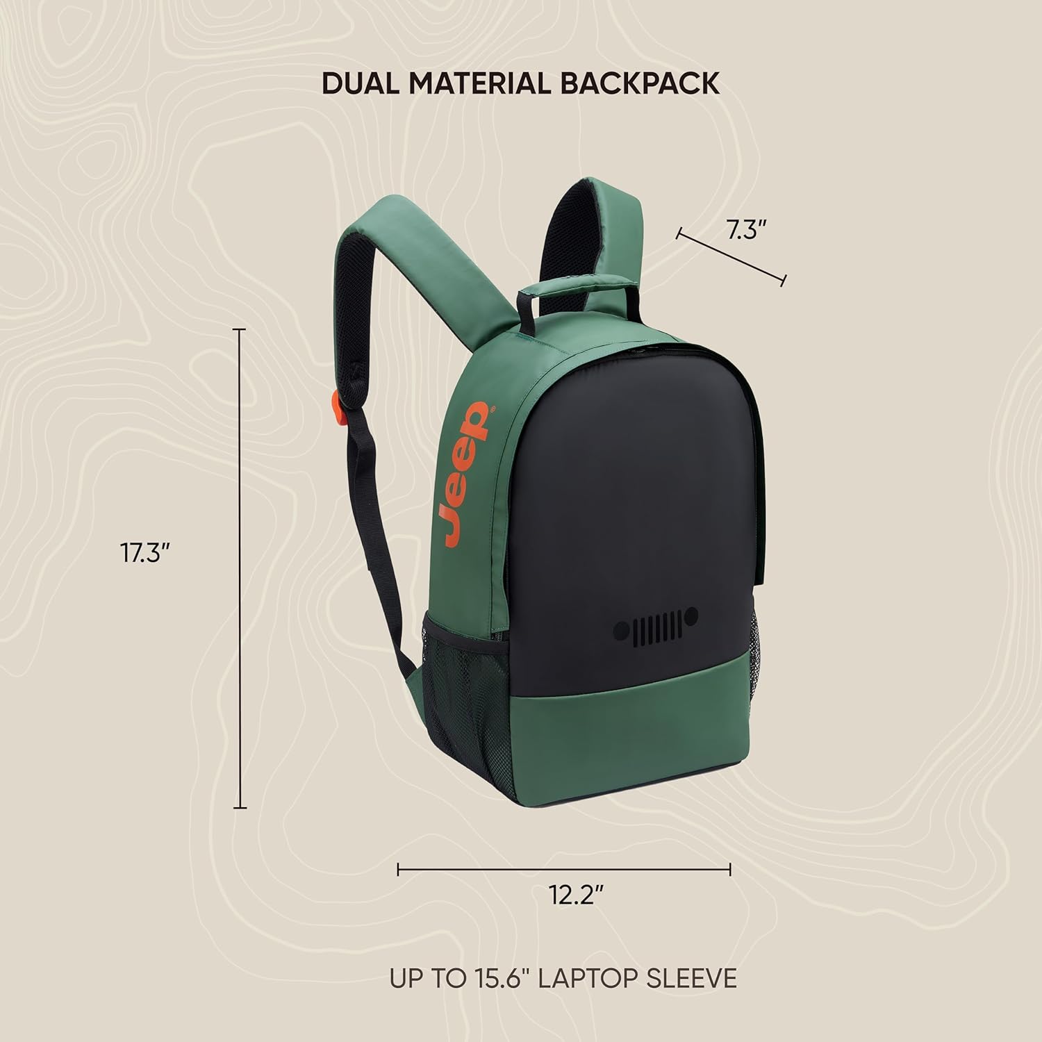 Buy Jeep JS012C Laptop Travel Backpack, Black at Ubuy Ghana