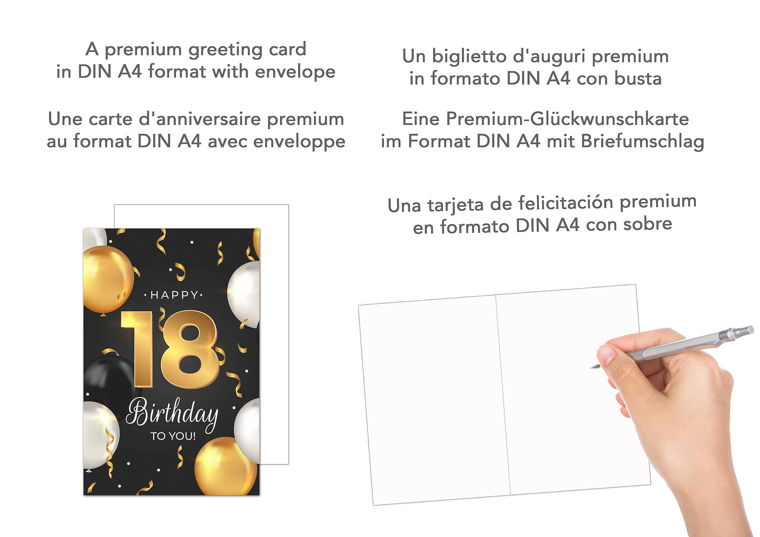 Segnaposto 50 Anni Edition Seidel Biglietto Di Auguri Di Compleanno Con