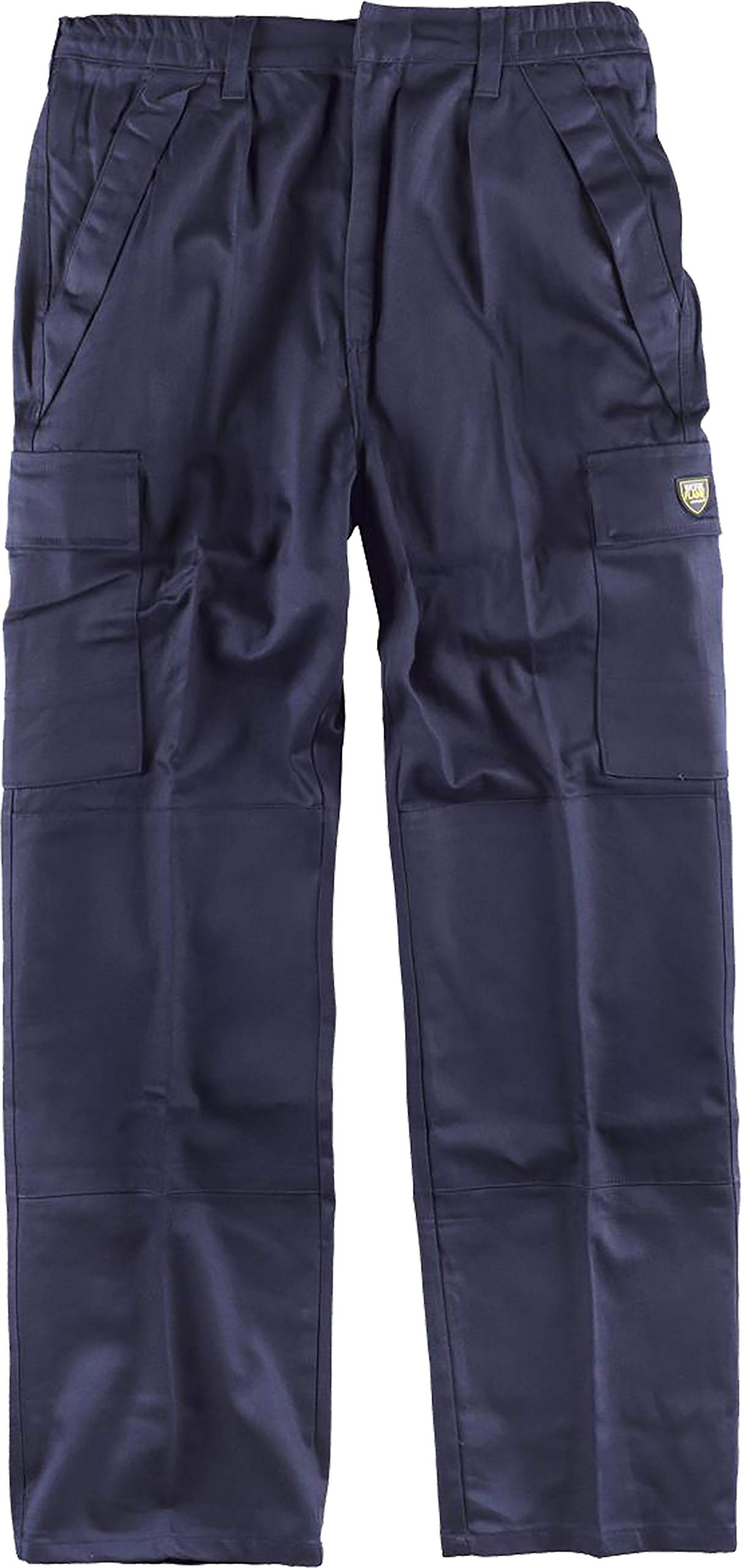 Work Team Pantalón ignífugo Multibolsillos. 100% Algodón. Certificado IGNIFUGO EN11612. Hombre Marino 44
