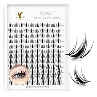 Vista 27 de Extensiones de pestañas individuales, 72 unidades, extensiones de pestañas individuales en racimo de 0.35-0.630 pulgadas, pestañas de volumen, banda