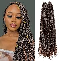 Vista 17 de BOHOBABE Cabello de Ganchillo Pre-retorcido Passion Twist de 14 Pulgadas Cabello Corto Ombré Gris Pre-enrollado de Ganchillo Passion Twist