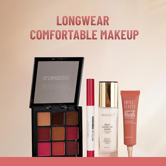 Swiss Beauty Cream It Up Blusher | Highly Pigmented | Long-lasting | Buildable & Blendable | All Skin Types | Shade- Cheek-O-Pink, 10ml