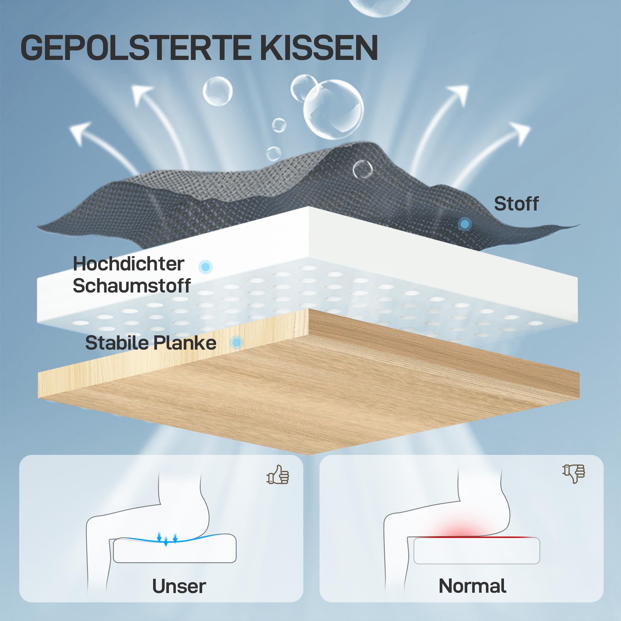 HOMCOM Bürostuhl mit 3D Einstellbarer Armlehne Lendenstütze, Schwarz | Ergonomischer Schreibtischstuhl, Kopfstütze, Höhenverstellbarer Computerstuhl, Drehstuhl mit Wippfunktion, Netz