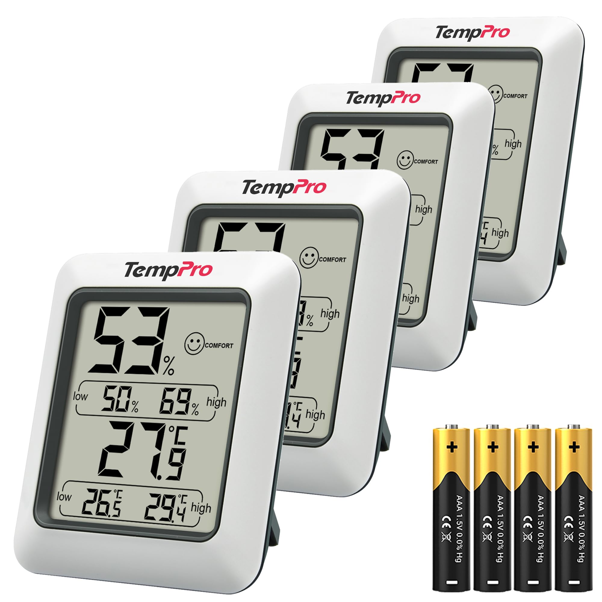 ThermoPro TP50-4-THIN Digital Hygrometer New