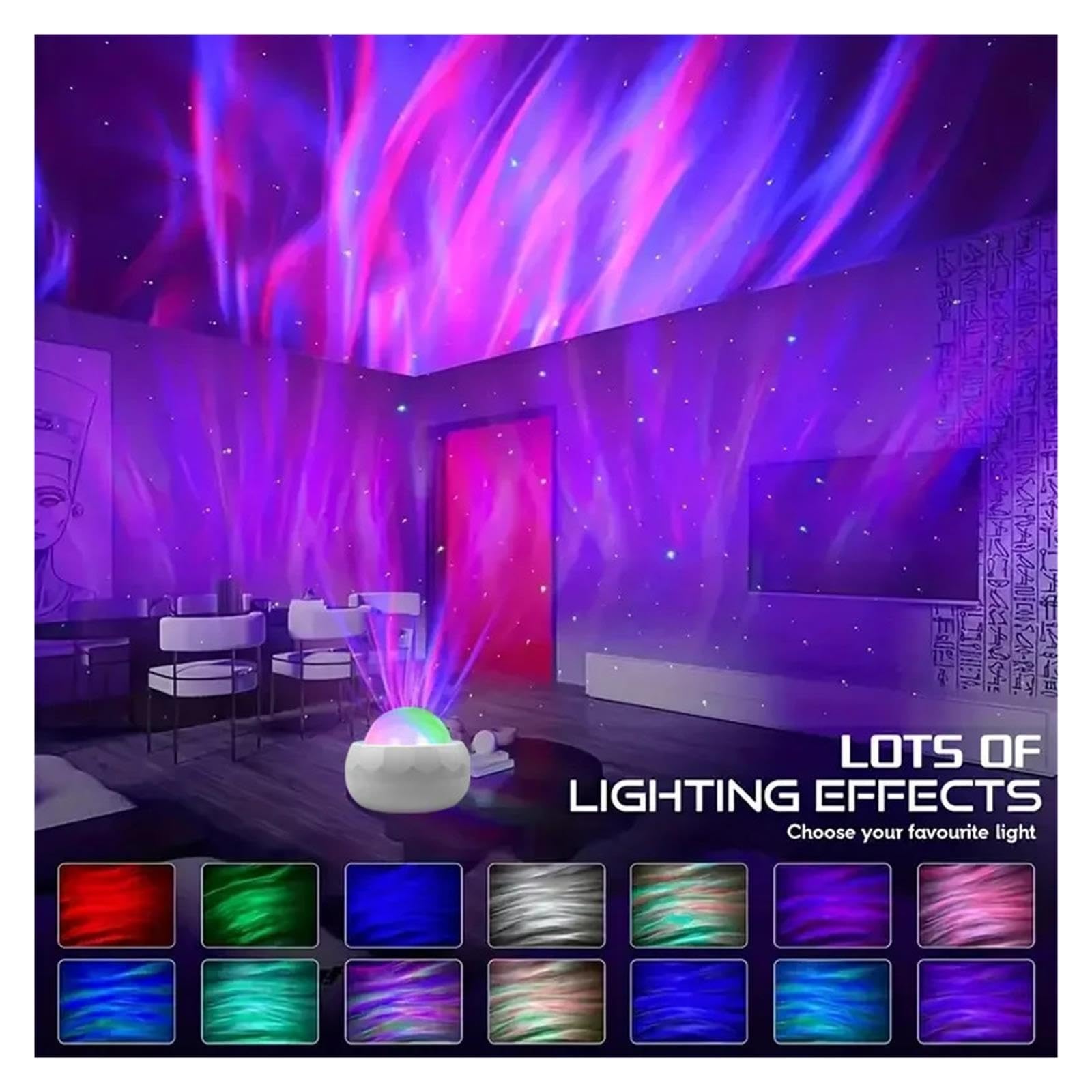 Nordlichter Sternenhimmel Projektor Lampe Atmosphäre Licht Nacht