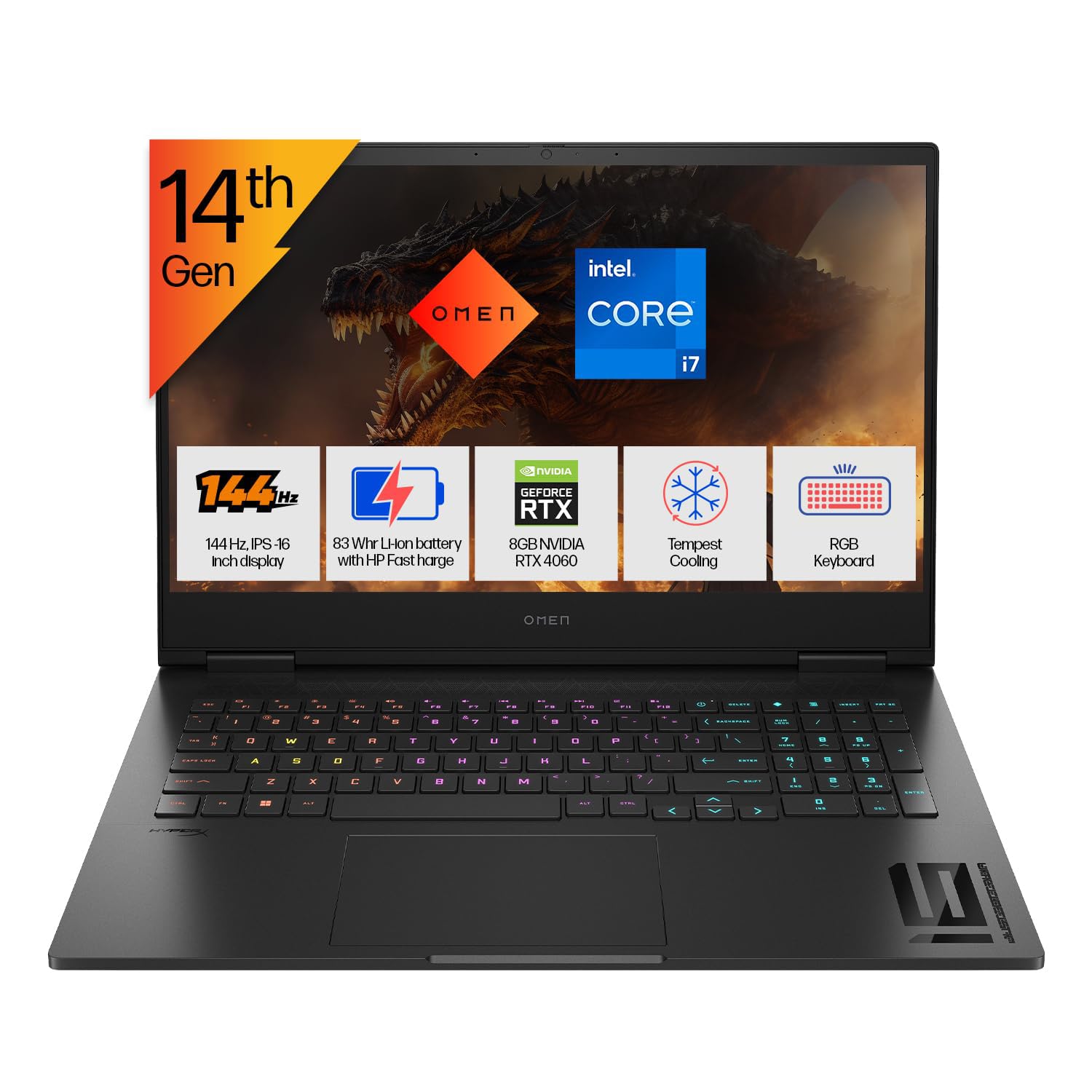 【NIPoGIMiniPC】i7-11390H/RAM16GB/SSD500GB HP OMEN Gaming, 14th Gen Intel Core i7-14650HX, 8GB RTX 4060 (16GB