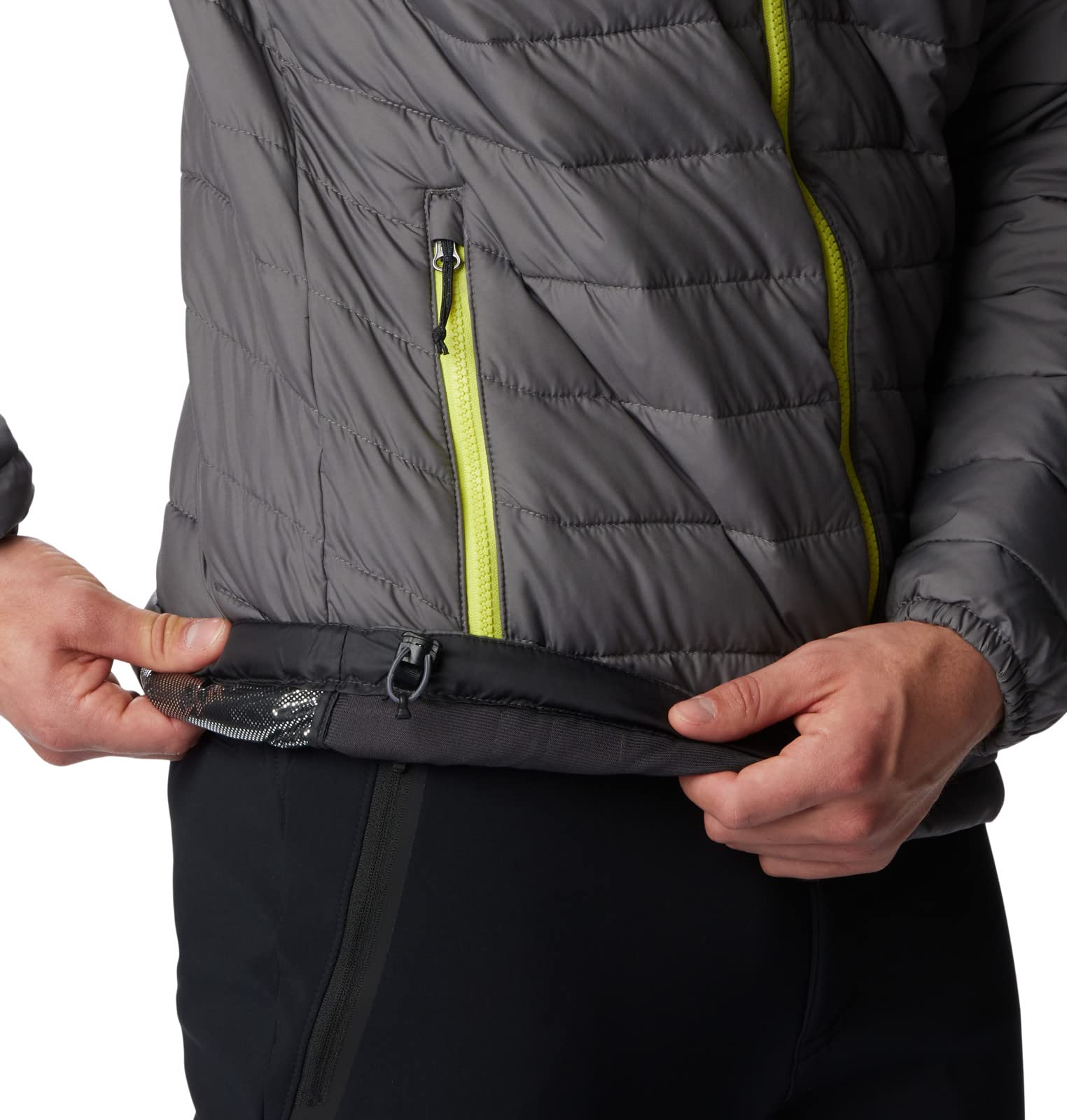 Columbia Giacca con Cappuccio da Uomo, Powder Lite