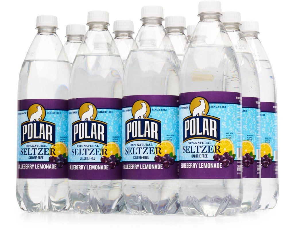Polar Beverages Lemonade - Bluberry - Case Of 12 - 33.8 Fl Oz