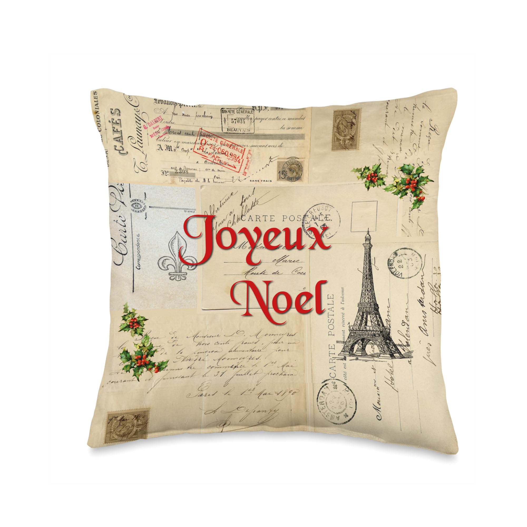 Maisons d'oreiller de Noël vintage - Design Père Guadeloupe