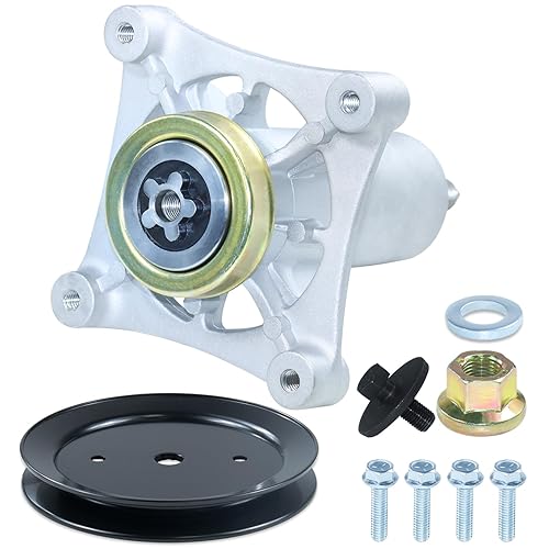 Miniatura 9 de 187292 Conjunto de husillo con polea 532195945 Reemplazar 532187281, 587819701, 587253301, 587125401, 187281, 195945, 532197473 para Husqvarna