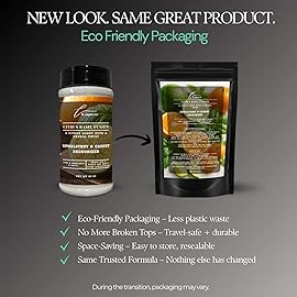 Lapew Citrus Basil Fusion Carpet Freshener Powder: Powerful Odor Eliminator for Home, Upholstery Deodorizer, Carpet Deodorizer, Pet Urine, Cat Litter Box - Citrus Basil Fusion Fragrance