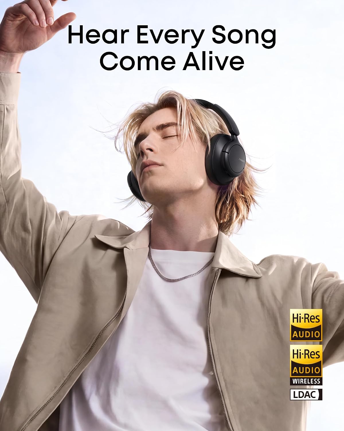 Soundcore by Anker Q31i, Adaptive Noise Cancelling Over-Ear Headphones