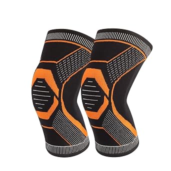 A2Z Knee Support Brace for Men & Women HexTech Compression Sleeve Enhanced Comfort & Stability for Sports, Running, Gym