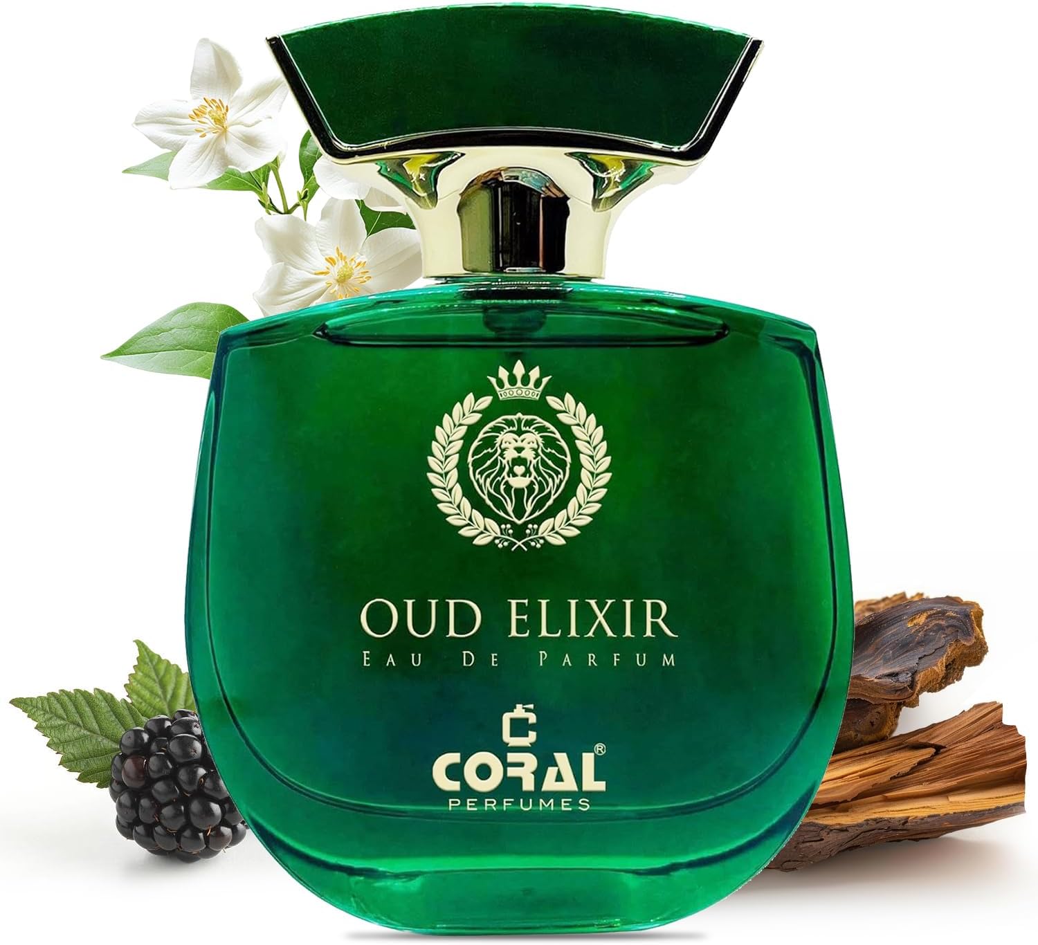 Coral Oud Elixir Unisex Perfume - 100ML | Eau De Parfum | Long-Lasting Luxury Fragrance | Elegant & Sensual Oud Perfume | Exotic Fruity & Floral Scent | Perfect for Gifting