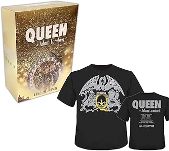 Amazon Co Jp ライヴ イン ジャパン サマーソニック2014 完全生産限定ミラーコート エンボス特殊加工box Blu Ray Cd Tシャツ Lサイズ 日本限定販売 日本語解説書封入 日本語字幕付き 歌詞字幕on Off機能付き Dvd ブルーレイ クイーン ブライアン メイ
