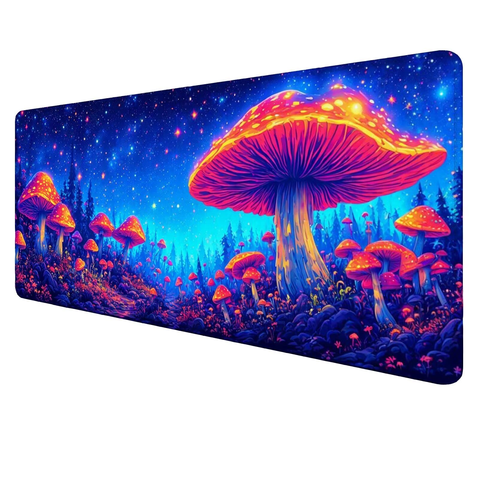 Grzybkowa podkładka pod mysz duża podkładka na biurko dla graczy gwiaździste niebo XXL podkładka pod mysz 1600 x 800 x 3 mm niestandardowa podkładka pod mysz, ochrona akcesoriów biurowych, do domu