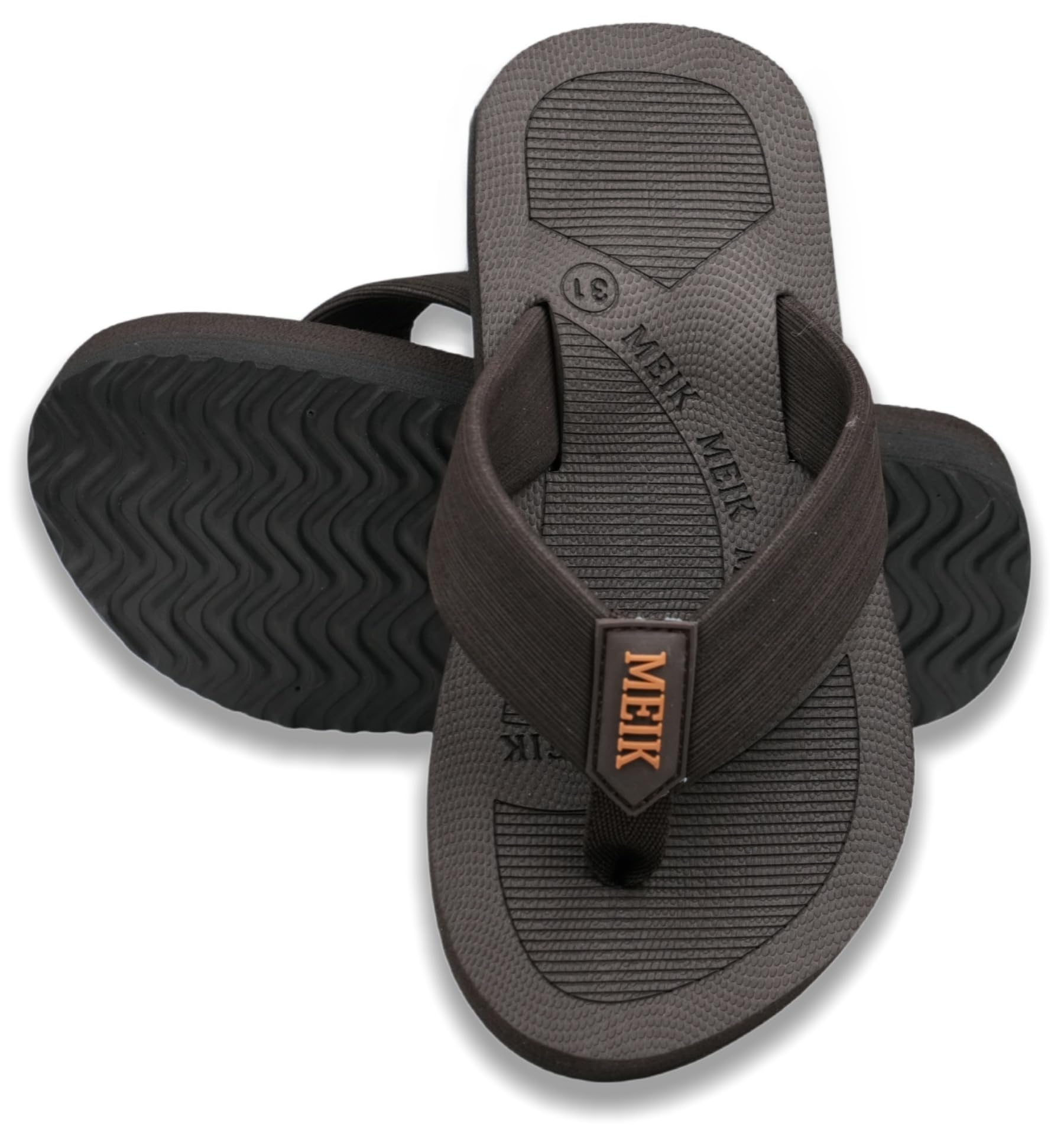 Meik Mangni Kids Boys Girls Flip Flops Comfortable Cushion Thong Sandals Lightweight Slip Resistant Sandals Summer Durable Quick Dry Slide Shower Shoes for Beach Swim Pool — view 13