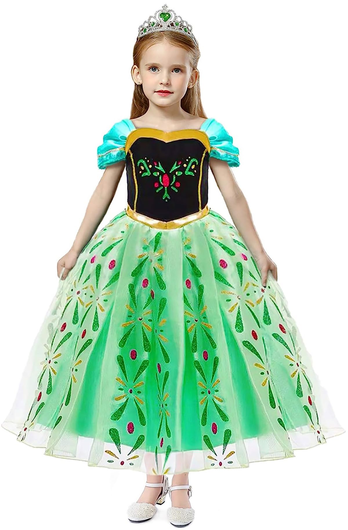 FancyDressWale Anna Costume Fancy Dress for Girls, Perfect for Halloween Party (6-7 years) (B0C9TFP1FB) Amazon Price History, Amazon Price Tracker
