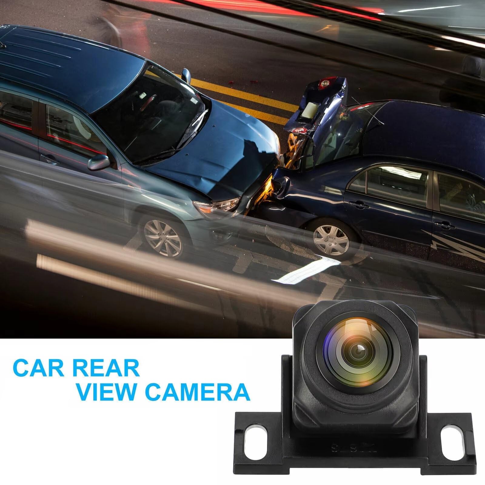 Cámara Trasera Camara Cámara De Visión Trasera para Coche De 180º Cámara De Marcha Atrás para Aparcamiento CMOS Visión Nocturna Resistente Al Agua