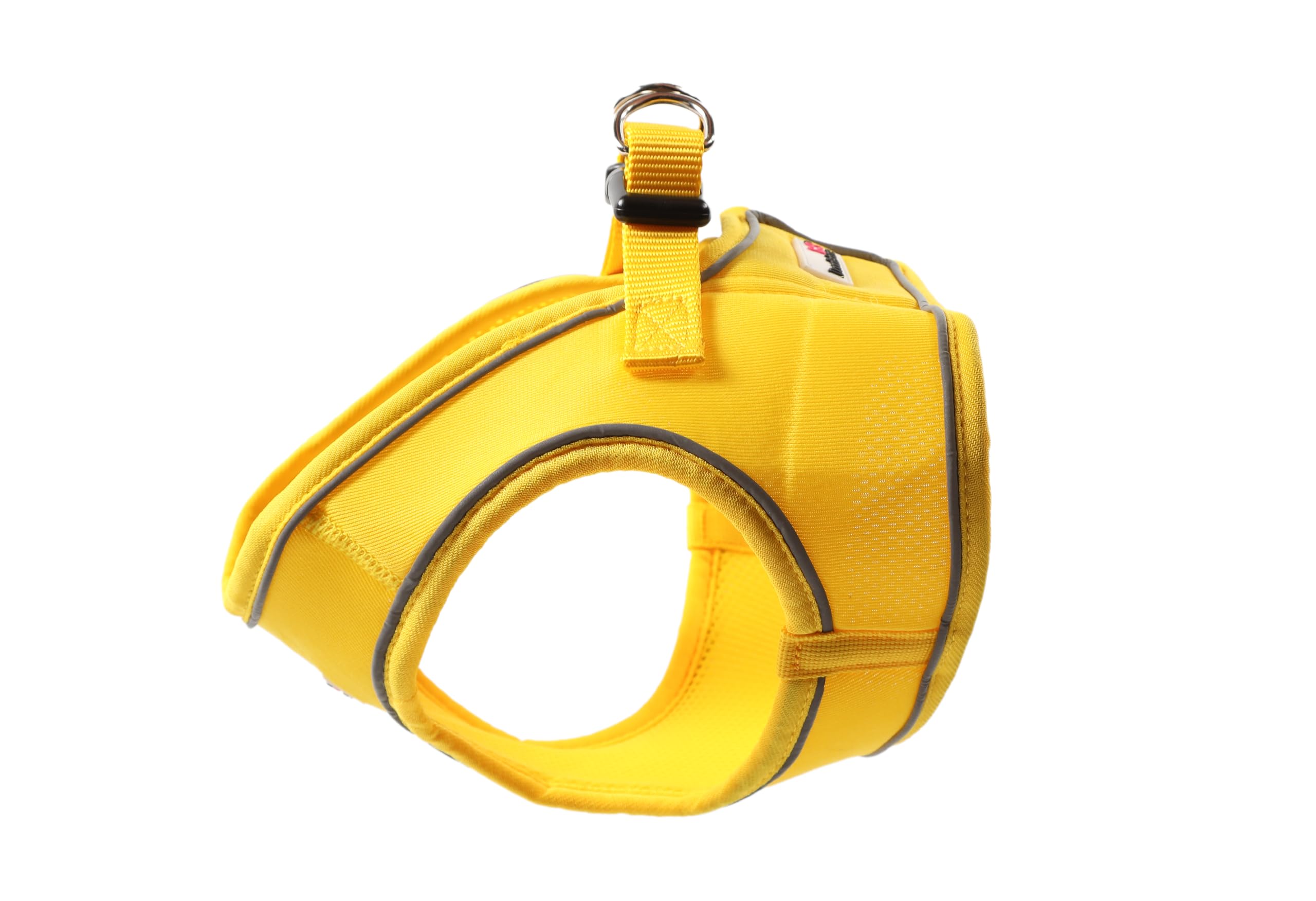Doodlebone – Snappy Harness Dog Harness – Easy Step In Vest Style Harness, No Over Head Fit, Reflective & Machine Washable for Puppies and Small Dogs – Size 1-2, 35-40cm - Sunshine — image 1