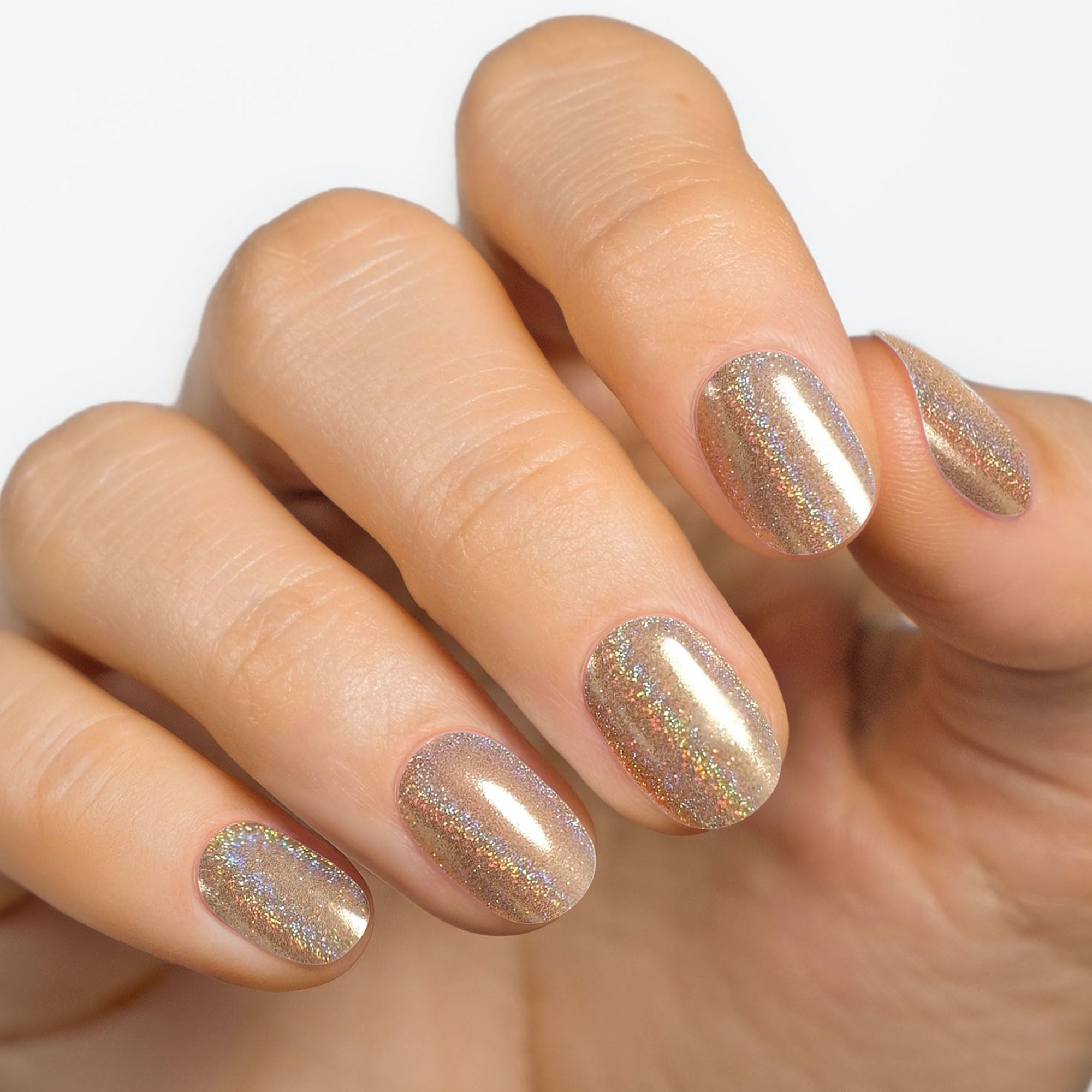 MOYOU LONDON Semi Cured Gel Nail Strips - 20 Pcs. Nail Wraps for Salon-Quality Manicure - Works with Any UV Nail Lamp - Easy to Apply, Trim, & Remove Gel Nail Stickers - Image 2
