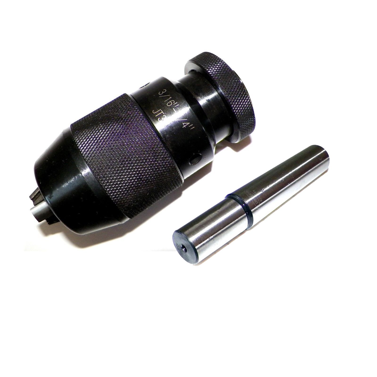 Mandrino senza chiave da 0,5 - 1,9 cm con gambo dritto da 1,9 cm