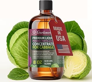 Liquid Power Cabbage Fertilizer - Professional Liquid Plant Food for Cab...