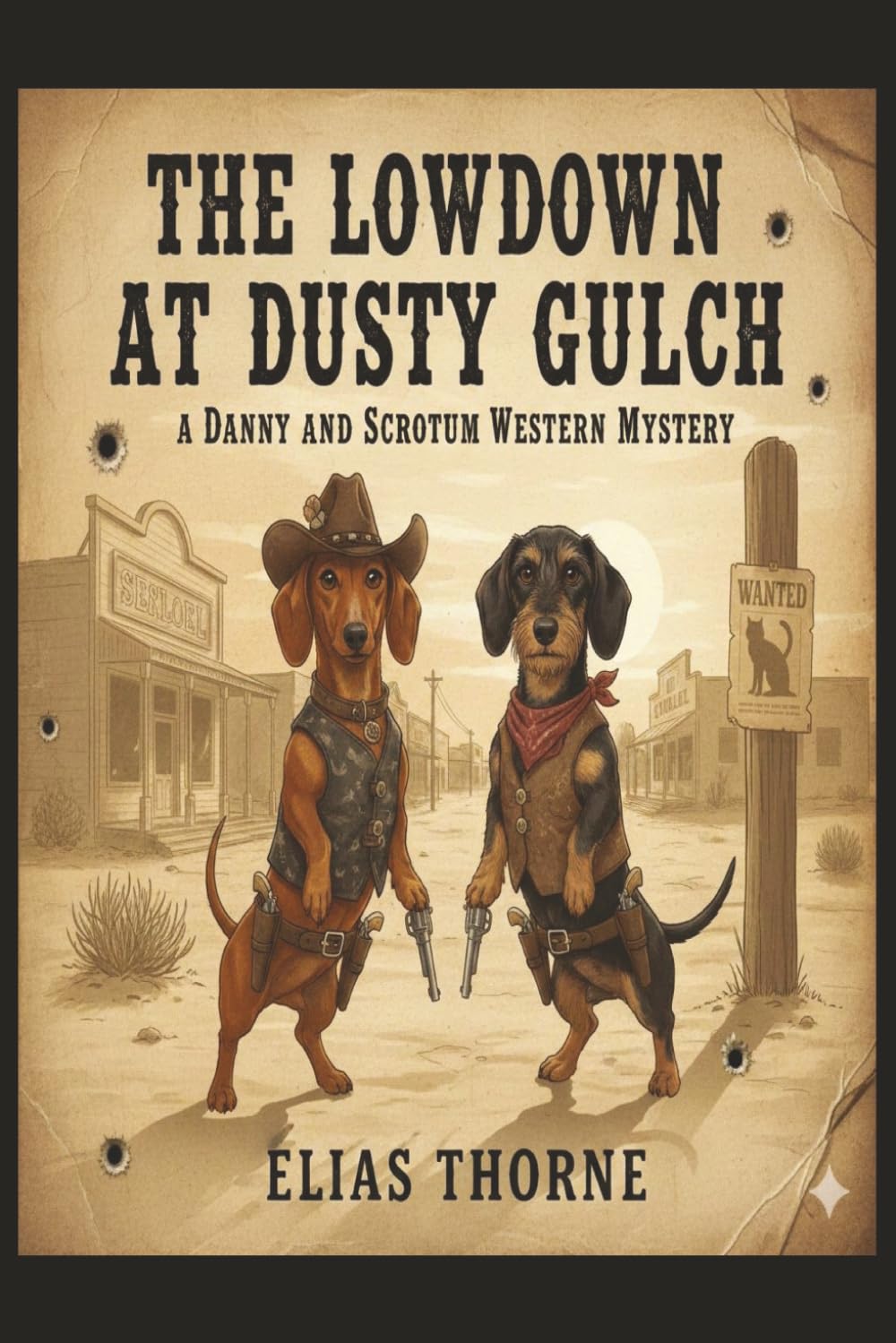 The Lowdown & Dusty Gulch - A Danny and Scrotum Western Mystery: A Danny & Scrotum Western Mystery: A Gritty Historical Animal Adventure and Humorous Detective Noir