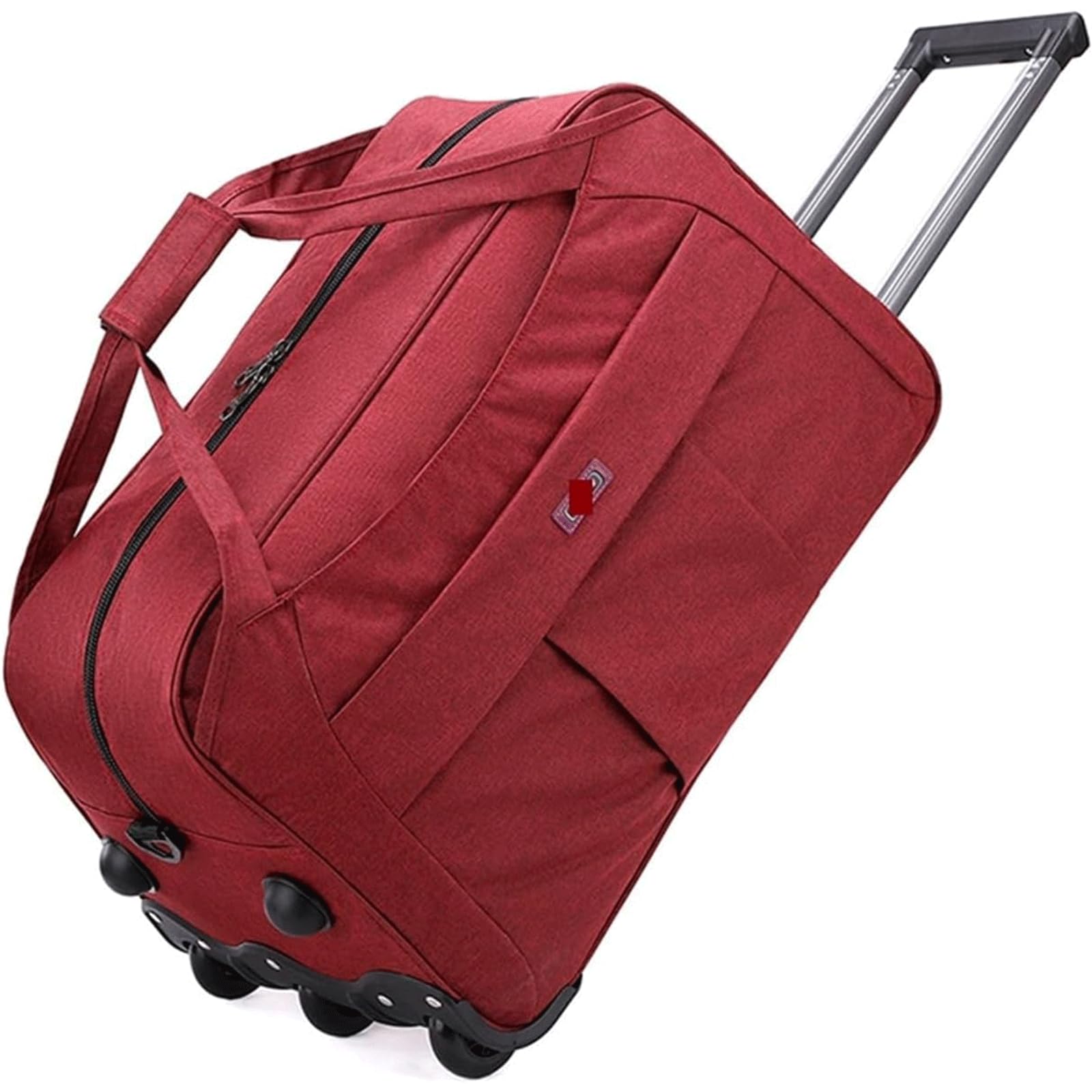 Bagagli in Tessuto Impermeabile con Ruote Trolley da Viaggio Portatile Borsone di Grande capacità Zaino Multifunzionale