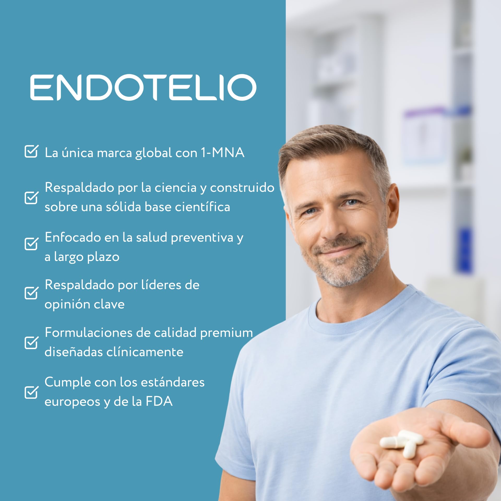 1-MNA Brain, Suplemento Antiedad, Optimiza NAD+ con Ginkgo Biloba, Zinc, Biotina, Vitaminas C, B1, B5, B6, B12, Biohacking, Salud Celular, Memoria, Enfoque, 30 Cápsulas