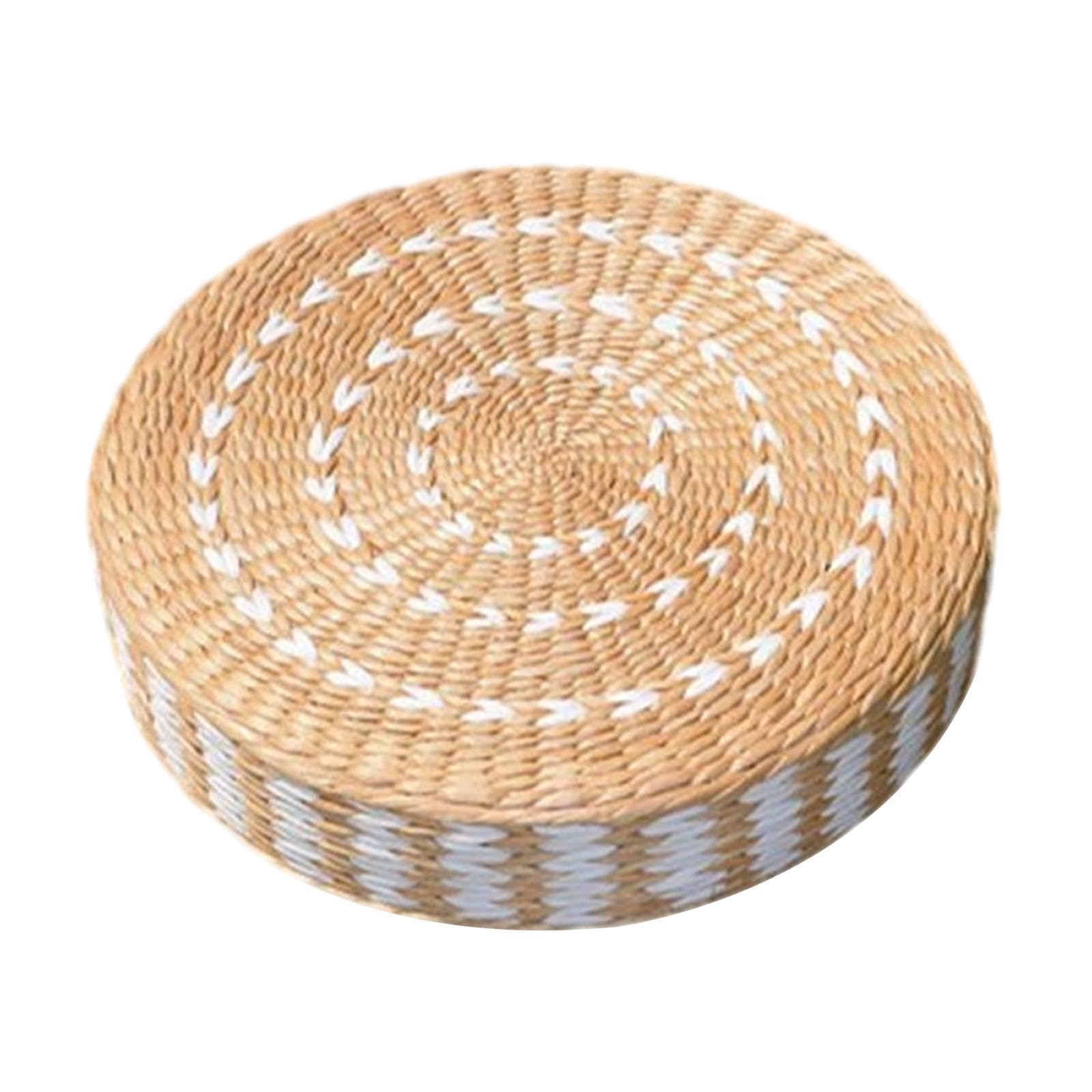 Cojines de Asiento Inteligentes, Cojines Redondos para Silla, cómodos y adecuados para Todo Tipo de Asientos, Redondos de Paja, de meditación, de