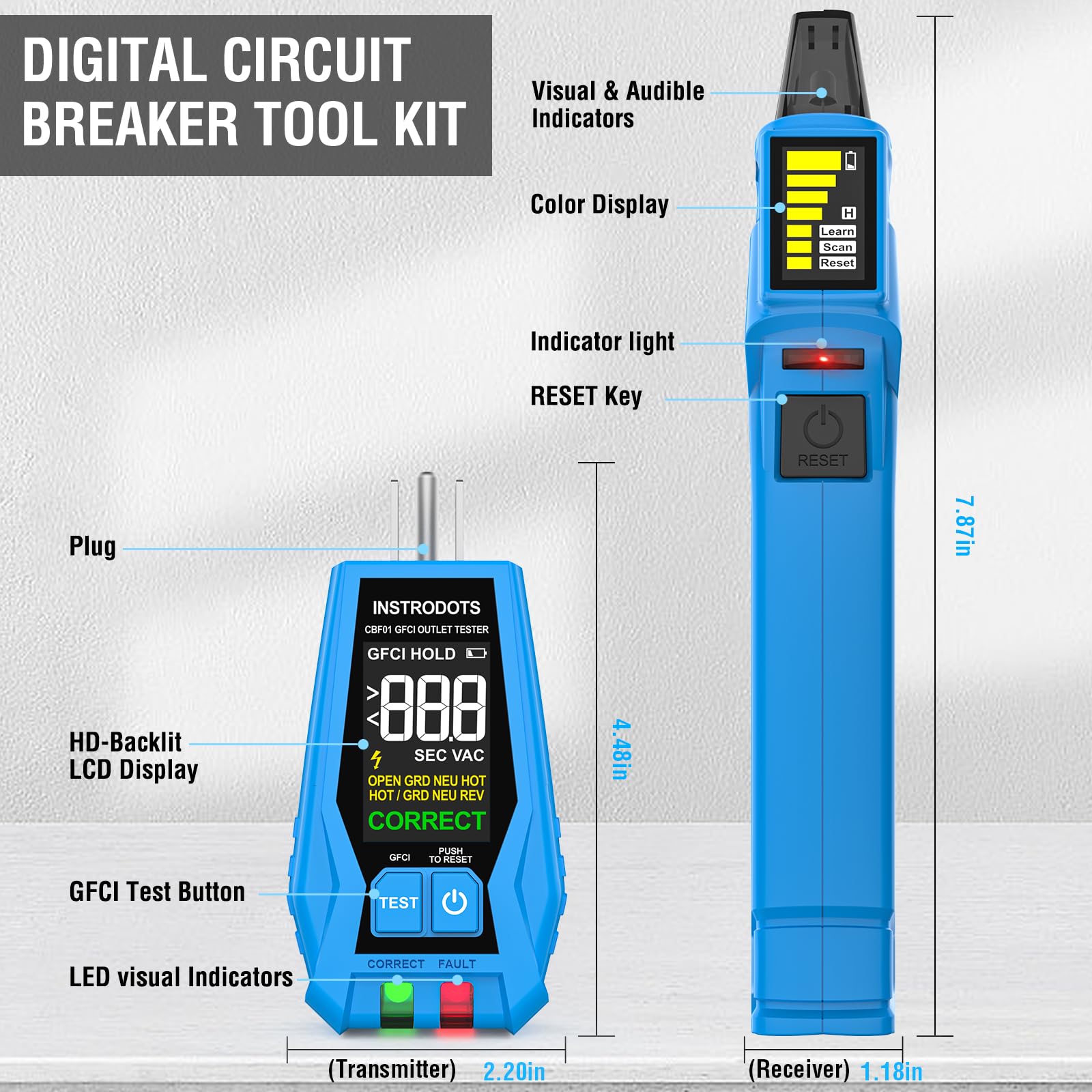 Circuit Breaker Finder Tool Kit - Locate Breakers Fast -6